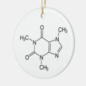 Coffein Molecule Chemistry Coffee Atome Keramik Ornament (Links)