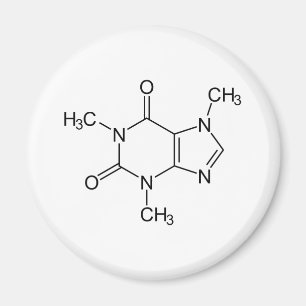Coffein Molecule Chemistry Coffee Atome Magnet
