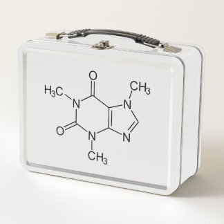 Coffein Molecule Chemistry Coffee Atome Metall Brotdose