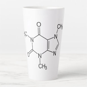 Coffein Molecule Chemistry Coffee Atome Milchtasse