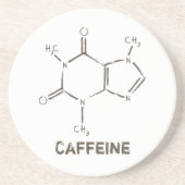 Coffein Molecule Getränkeuntersetzer (Vorne)