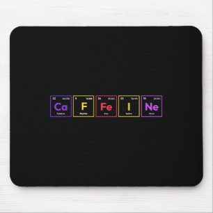 Coffein Molecule Kaffee Chemische Formel Chemiker Mousepad