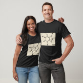 Coffein Molecule Kaffee liebt Chemie T-Shirt (Unisex)