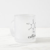 Coffein Molecule Kaffeemaschine Tasse (Vorderseite Links)