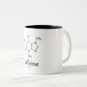 Coffein Molecule Kaffeemaschine Tasse (VorderseiteRechts)