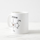Coffein Molecule Kaffeetasse (Vorderseite Links)