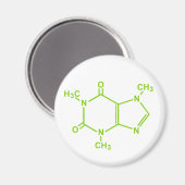 Coffein Molecule Magnet (Vorderseite/Rückseite)