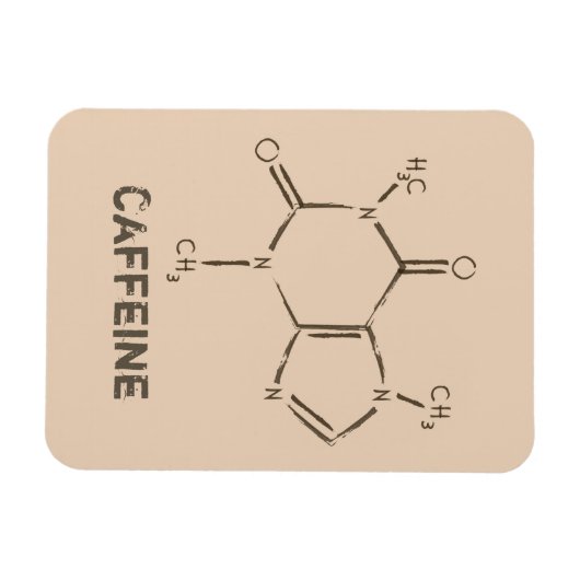 Coffein Molecule Magnet (Horizontal)