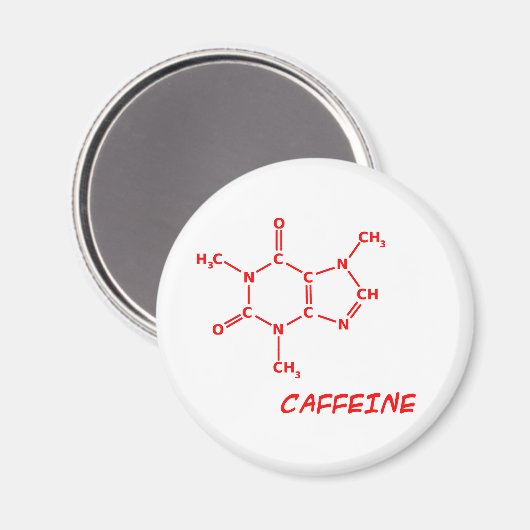 Coffein Molecule Magnet (Vorderseite/Rückseite)