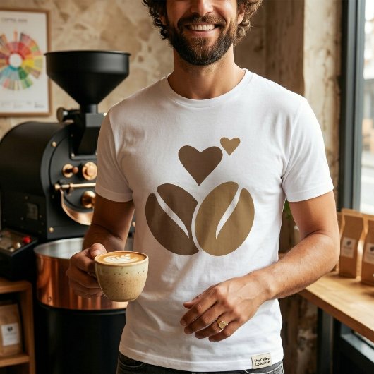 Coffein Molecule T - Shirt Kaffee Lover Chemie