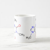 Coffein Molecule Tasse (Mittel)
