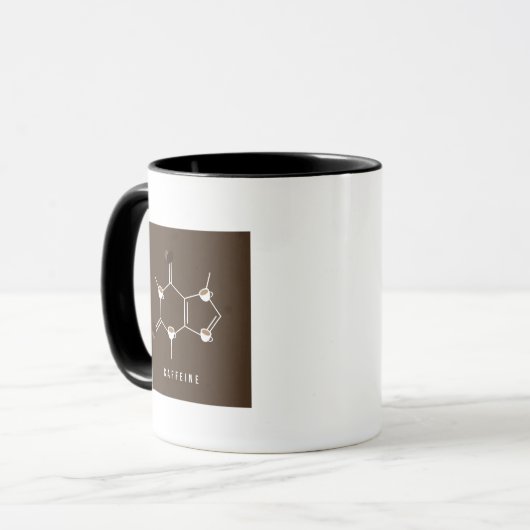 Coffein Molecule Tasse (Vorderseite Links)