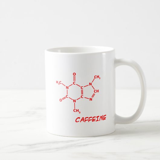 Coffein Molecule-Tasse Kaffeetasse (Rechts)