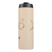 Coffein Molecule Thermosbecher (Vorderseite)