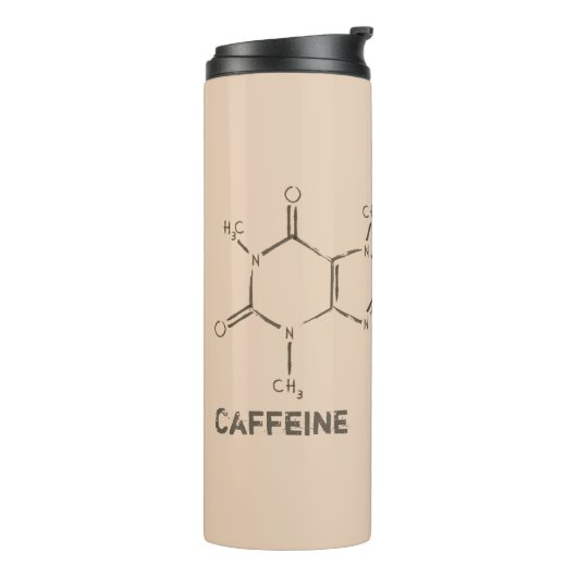 Coffein Molecule Thermosbecher (Nach links gedreht)