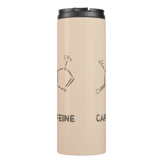 Coffein Molecule Thermosbecher (Rückseite)