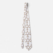 Coffein-Molekulare chemische Formel Krawatte (Rückseite)