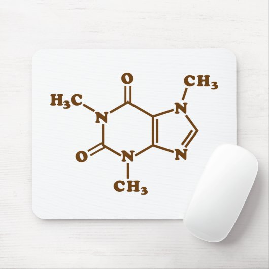 Coffein-Molekulare chemische Formel Mousepad (Mit Mouse)
