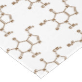 Coffein-Molekulare chemische Formel Tischdecke (Schrägansicht)