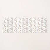 Coffein-Molekulare chemische Formel Yogamatte (Vorderseite (Horizontal))