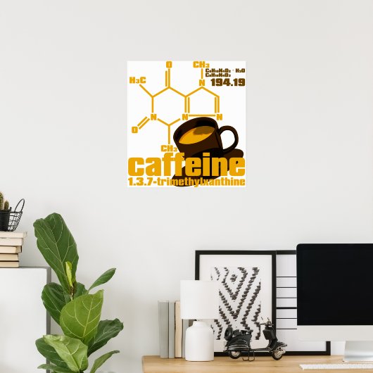 Coffein Poster (Heimbüro)