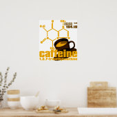 Coffein Poster (Küche)