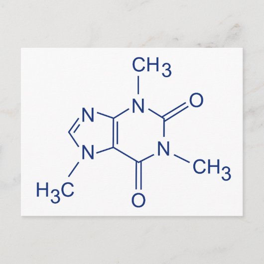 Coffein Postkarte (Vorderseite)