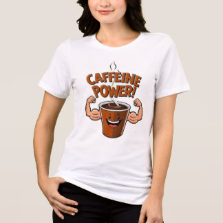 "Coffein Power Flex - Unisex T - Shirt" Tri-Blend Shirt
