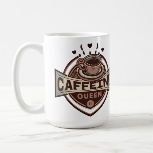 Coffein Queen Tasse & Cup (Links)