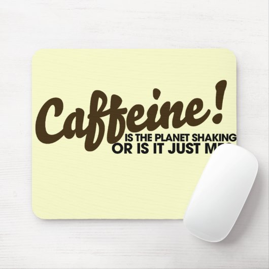 Coffein-Spaß Mousepad (Mit Mouse)