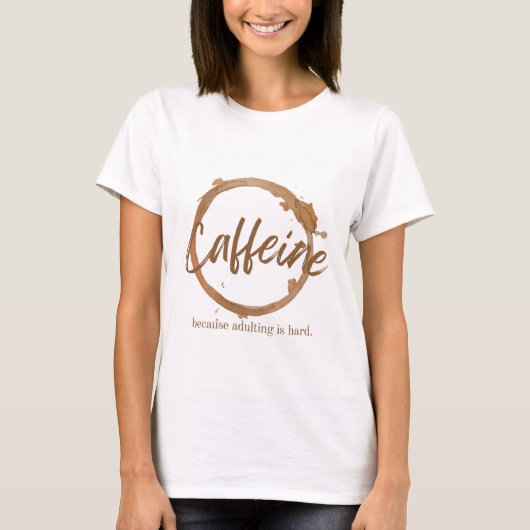 Coffein T-Shirt (Vorderseite)