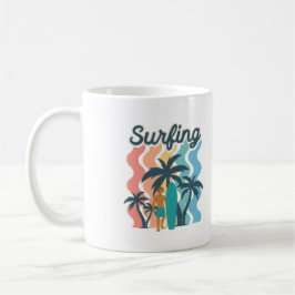 Coffein und Confidence Surf Vibe Tasse