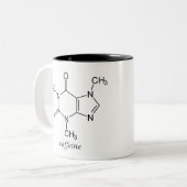 Coffein Zweifarbige Tasse (Vorderseite Links)