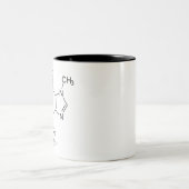 Coffein Zweifarbige Tasse (Mittel)