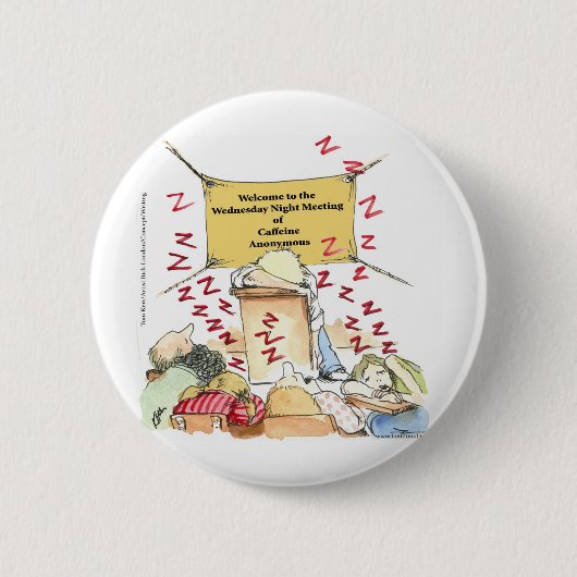 Coffeine Anonymous Funny Cards T-Shirts Tasse und Button (Vorderseite)