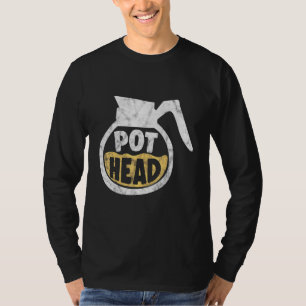 Coffeine Cbd Coffee Cup Spaß Puff T-Shirt