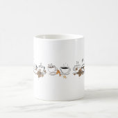 Coffeine Chaos - Coffee Cup & Stain Lover Design Kaffeetasse (Mittel)