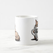 Coffeine First Coffee Tasse für Grumpy Coffee Love (Mittel)