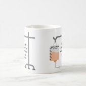 Coffeine Joke Tasse-1 Kaffeetasse (Mittel)