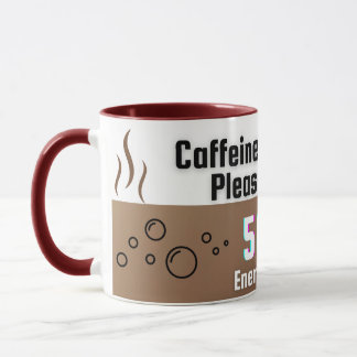 Coffeine-Ladung... Bitte warten - Funny Coffee Tas Tasse