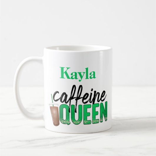 Coffeine Queen Coffee Tasse (Links)