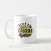 Coffeine Queen Coffee Tasse - Funny Gift für sie (Links)