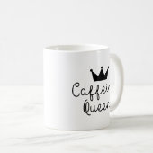 Coffeine Queen Crown Minimal Minimalistisch Niedli Kaffeetasse (VorderseiteRechts)