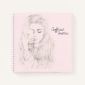 Coffeine Queen-Notebook Notizblock (Vorderseite)