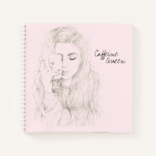 Coffeine Queen-Notebook Notizblock