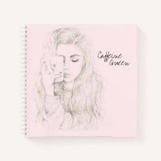Coffeine Queen-Notebook Notizblock