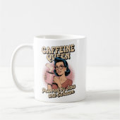 Coffeine Queen - Powered by Java & Sarcasm Kaffeetasse (Links)