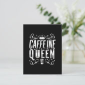 Coffeinkönigin Begleitkarte (Stehend Vorderseite)