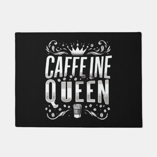 Coffeinkönigin Fußmatte (Vorderseite)