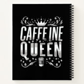 Coffeinkönigin Notizblock (Rückseite)